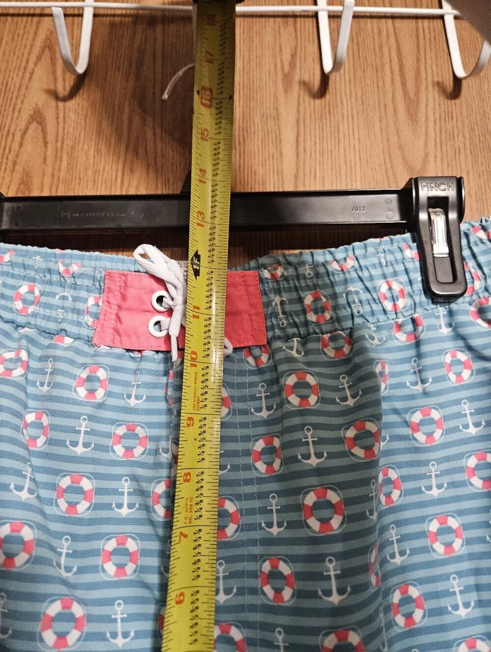 Kona Swim Boys 18/20husky Anchor And Buoy Drawstring Swim Shorts With Lining!